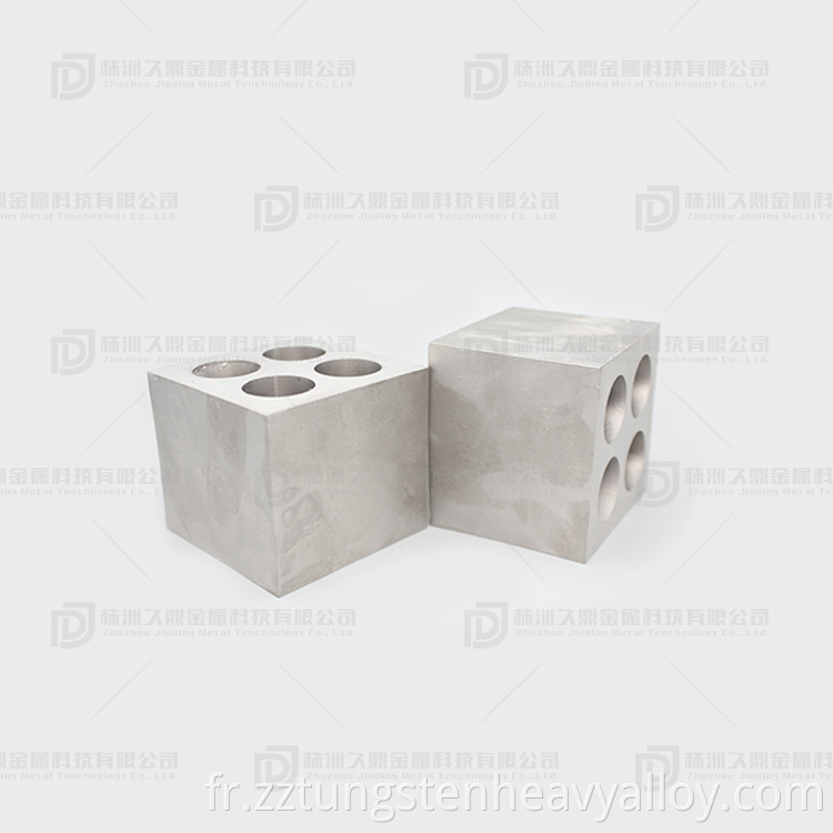 Tungsten heavy alloys block for industrial